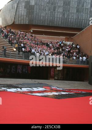 Illustration sur le tapis rouge pour la projection de 'High School musical 3' au 3e 'Festival du film de Rome' à Rome, Italie, le 26 octobre 2008. Photo de Denis Guignebourg/ABACAPRESS.COM Banque D'Images