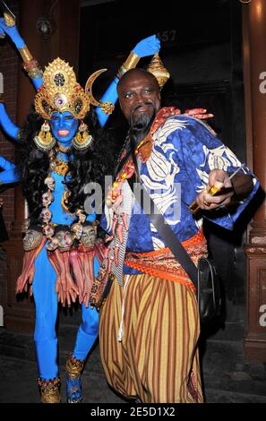 Heidi Klum, mannequin et chanteur de mari, et Seal ont assisté à la 9e fête annuelle d'Halloween qui s'est tenue à 1 Oak à New York City, NY, USA le 31 octobre 2008. Photo de Gregorio Binuya/ABACAPRESS.COM Banque D'Images