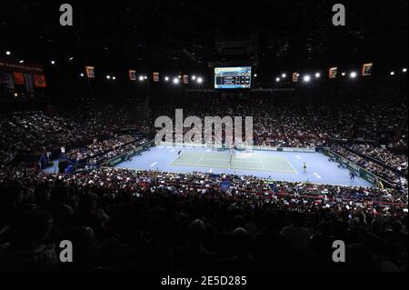 Vue d'ensemble du tournoi de tennis en salle BNP Paribas Masters au Palais Omnisports Paris-Bercy à Paris, France, le 1er novembre 2008. Photo de Henri Szwarc/Cameleon/ABACAPRESS.COM Banque D'Images