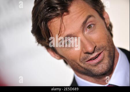 Hugh Jackman participe à la 4e édition annuelle « Fine Romance » pour bénéficier du Fonds Motion Picture & Television qui s'est tenu aux studios Sony de Culver City, Los Angeles, CA, États-Unis le 8 novembre 2008. Photo de Lionel Hahn/ABACAPRESS.COM Banque D'Images