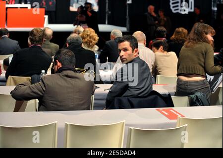 Député européen et membre du parti socialiste Benoit Hamon assiste au 75e Congrès national du parti socialiste français à Reims, France, le 14 novembre 2008. Les délégués du parti socialiste et les membres du Congrès assistent à un congrès de trois jours pour oublier une nouvelle direction pour le parti. Photo de Mousse/ABACAPRESS.COM Banque D'Images