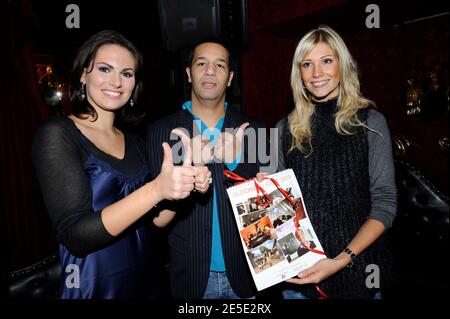 Cartouche, Laetitia Bleger et Alexandra Rosenfeld assistent au Calendrier de la fête de l'enfance à Milliardaire à Paris, France, le 15 décembre 2008. Photo de Mehdi Taamallah/ABACAPRESS.COM Banque D'Images