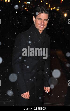 L'acteur Tom Cruise rend visite au spectacle The late Show with David Letterman, qui s'est tenu au Ed Sullivan Theatre de New York, NY, États-Unis, le 16 décembre 2008. Photo de Gregorio Binuya/ABACAPRESS.COM Banque D'Images