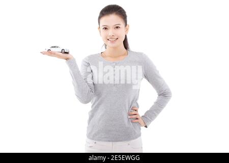 La jeune femme modèle de mode photo de haute qualité Banque D'Images