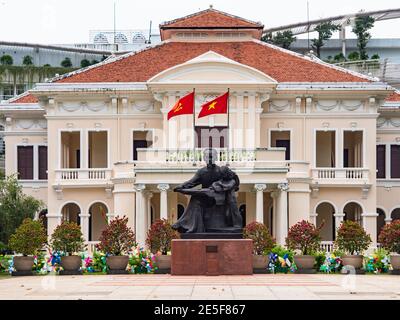 Centre pour enfants de HCMC, situé dans l'ancien palais présidentiel de Saigon, dans le district 1, Ho Chi Minh ville, Vietnam. Le centre a été établi en Banque D'Images