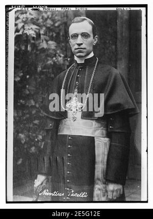 Mgr. Pacelli, Nonce Apostolique Banque D'Images