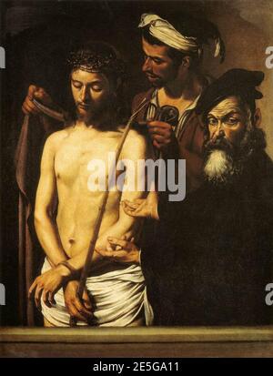 Michel-Ange Merisi da Caravaggio - Ecce Homo - Banque D'Images