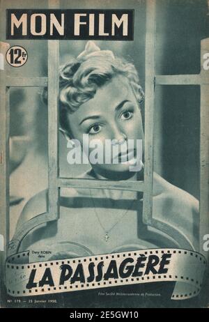 1950 mon film l'actrice française Dany Robin Banque D'Images