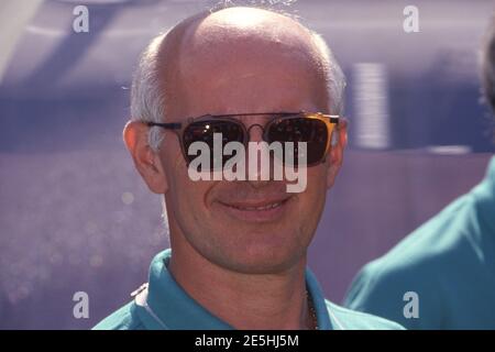 Arrigo SACCHI, ITA, entraîneur national de football Italie, demi-figure, demi-figure, ici à la coupe du monde de la FIFA USA 1994, demi-finales Bulgarie - Italie 13.07.1994 Â | utilisation dans le monde entier Banque D'Images