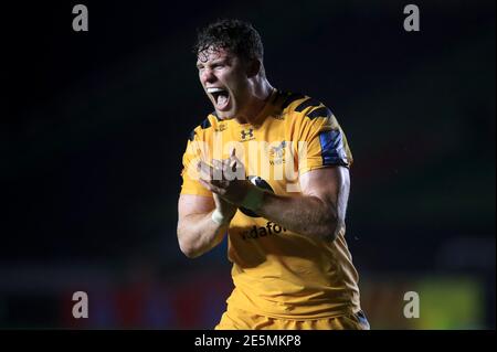 Photo du dossier datée du 28-09-2020 de WASPSs' Wvolonté Rowlands. Date d'émission : jeudi 28 janvier 2021. Banque D'Images