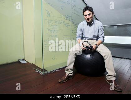 Razmig Hovaghimian, Viki CEO and co-founder, poses for photos at a meeting  room in Viki's office in Singapore May 24, 2012. Who would want to watch a  South Korean soap that was a flop back home? Lots of people, it turns out -  something that Singapore ...