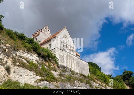 Ancienne église Hojerup à Stevns Klint au Danemark Banque D'Images