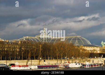 Grand Palais des champs-Élysées. Paris, France Banque D'Images