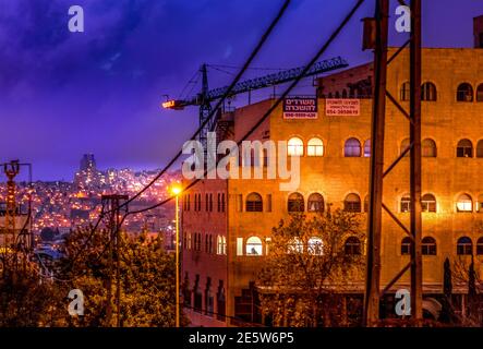 Vue panoramique de Jérusalem. Banque D'Images