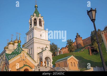 Église Saint-Jean-Baptiste du XVIIe siècle, Église orthodoxe russe de la ville de Nijni Novgorod, Russie Banque D'Images