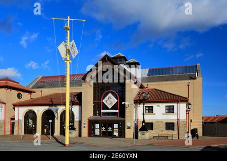 The Grimsby Fishing Heritage Centre, Alexandra Dock, ville de Grimsby, Lincolnshire, Angleterre Banque D'Images