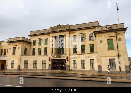 Oxford Combined court Center (qui abrite Oxford Crown court et Oxford County court), St Aldate's, Oxford, Oxfordshire, Royaume-Uni. Banque D'Images