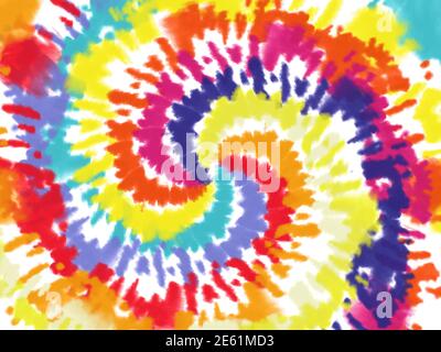 Chemise à motif abstrait en spirale Banque D'Images