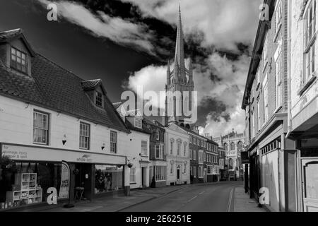 Eglise St James, ville de Louth, East Lindsey, Lincolnshire, Angleterre ; Royaume-Uni Banque D'Images