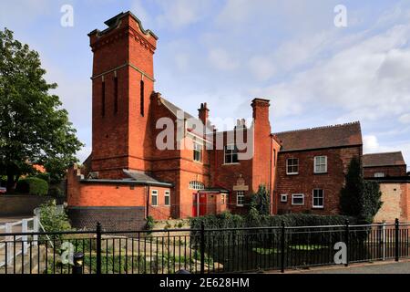 Old Fire Station, marché de Sleaford, Lincolnshire, Angleterre, Royaume-Uni Banque D'Images