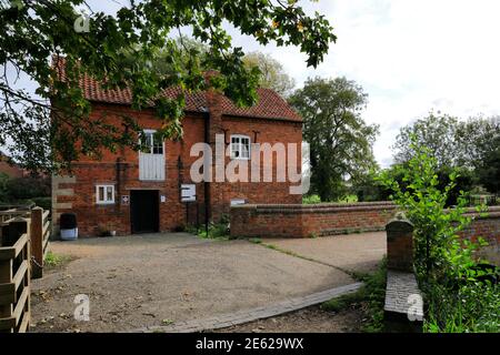 Moulin à eau dans Cogglesford ville Sleaford, Lincolnshire, Angleterre, RU Banque D'Images