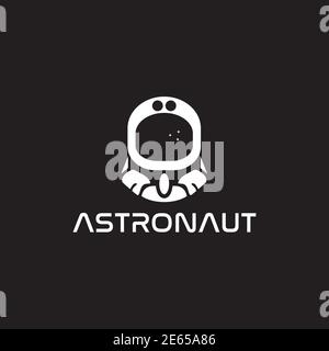 Modèle vectoriel de conception d'icône de logo homme astronaute Illustration de Vecteur