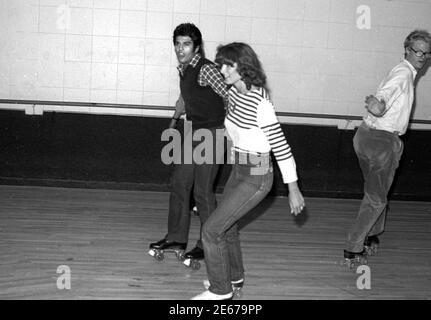 Erik Estrada, Ed Begley Jr., flippers, 1978 Banque D'Images