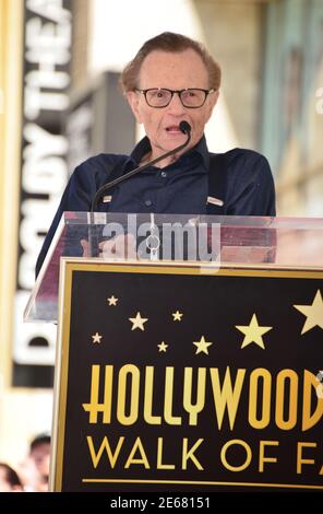 Los Angeles, États-Unis. 26 avril 2017. Wolfgang Puck - star 025 et Larry King Credit: Tsuni/USA/Alay Live News Banque D'Images