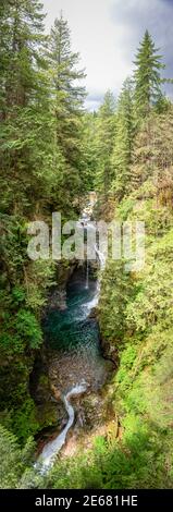 Lynn Canyon Park à North Vancouver (Colombie-Britannique) au Canada Banque D'Images