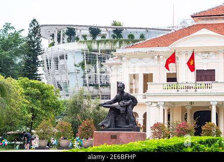 Centre pour enfants de HCMC, situé dans l'ancien palais présidentiel de Saigon, dans le district 1, Ho Chi Minh ville, Vietnam. Le centre a été établi en Banque D'Images