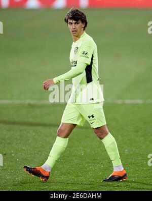 Eibar, Espagne. 21 janvier 2021. Joao Felix de l'Atletico de Madrid regarde pendant le match de la Liga entre SD Eibar et Club Atletico de Madrid joué Banque D'Images
