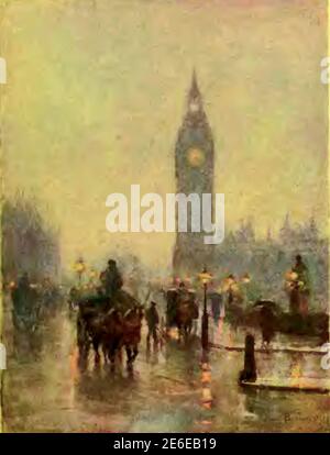 Rose Barton, peinture intitulée Westminster. Banque D'Images