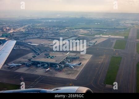 L'aéroport international de Malte Banque D'Images