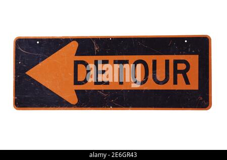 Tournez à gauche Banque D'Images