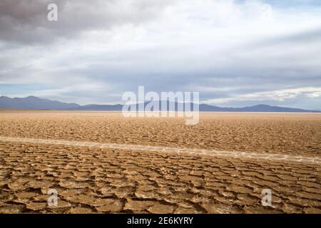 Salinas Grandes Argentine Banque D'Images