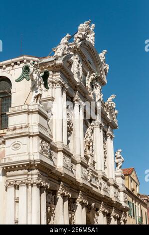 Bâtiments dans la belle ville de Venise, Italie. Banque D'Images
