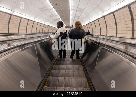 34e rue Hudson yards station de métro à Manhattan NYC Banque D'Images