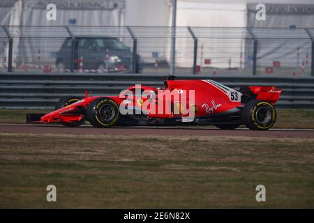 Fiorano (Mo, Italie. 29 janvier 2021. Fiorano (Mo), Italie, circuit Fiorano, 29 janvier 2021, Callium Ilott, Ferrari Driver Accademy pilotez la Ferrari SF71H à Fiorano, Modène. Pendant Callum Ilott Ferrari SF71H Formule 1 2021 test privé - Formule 1 crédit de championnat: Alessio de Marco/LPS/ZUMA Wire/Alay Live News Banque D'Images