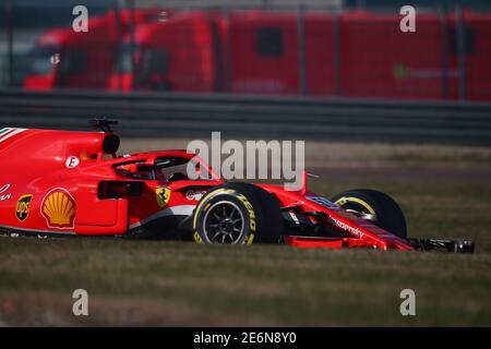 Fiorano (Mo, Italie. 29 janvier 2021. Fiorano (Mo), Italie, circuit Fiorano, 29 janvier 2021, Callium Ilott, Ferrari Driver Accademy pilotez la Ferrari SF71H à Fiorano, Modène. Pendant Callum Ilott Ferrari SF71H Formule 1 2021 test privé - Formule 1 crédit de championnat: Alessio de Marco/LPS/ZUMA Wire/Alay Live News Banque D'Images