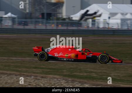 Fiorano (Mo, Italie. 29 janvier 2021. Fiorano (Mo), Italie, circuit Fiorano, 29 janvier 2021, Callium Ilott, Ferrari Driver Accademy pilotez la Ferrari SF71H à Fiorano, Modène. Pendant Callum Ilott Ferrari SF71H Formule 1 2021 test privé - Formule 1 crédit de championnat: Alessio de Marco/LPS/ZUMA Wire/Alay Live News Banque D'Images