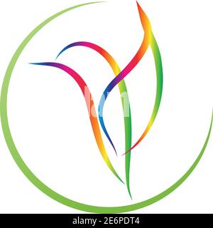 Colibri de couleur, colibri, animal, oiseau, logo Illustration de Vecteur
