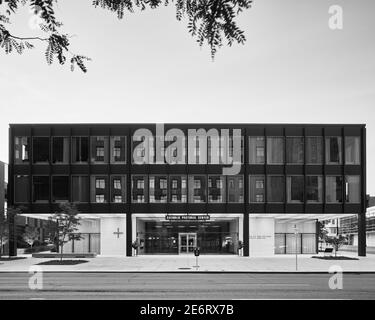 Home épargne fédérale et prêt conçu par Ludwig Mies van der Rohe Banque D'Images