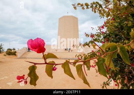 Mémorial allemand des soldats tombés pendant la Seconde Guerre mondiale, El Alamein, Égypte Banque D'Images