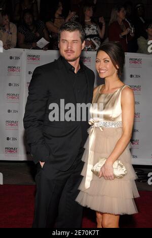 Eric Dane et Rebecca Gayheart assistent à la 33ème édition annuelle des People's Choice Awards qui s'est tenue au Shrine Auditorium de Los Angeles, CA, États-Unis, le 9 janvier 2007. Photo de Lionel Hahn/ABACAPRESS.COM Banque D'Images