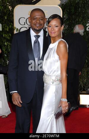 Forest Whitaker et Keisha Whitaker posent sur le tapis rouge du 64ème Golden Globe Awards qui s'est tenu à l'hôtel Beverly Hilton de Los Angeles, CA, Etats-Unis le 15 janvier. 2007. Photo de Lionel Hahn/MCT/ABACAPRESS.COM Banque D'Images