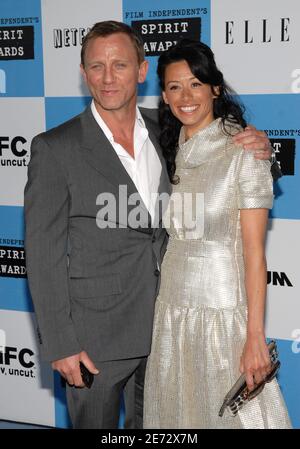 Daniel Craig et Satsuki Mitchell assistent aux 2007 film Independent's Spirit Awards à Santa Monica, CA, États-Unis, le 24 février 2007. Photo de Lionel Hahn/ABACAPRESS.COM Banque D'Images