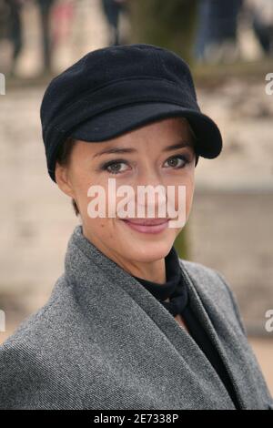 Helene de Fougerolles assiste à la présentation de la collection prêt-à-porter Dior automne-hiver 2007-2008 dans le jardin des Tuileries à Paris, France, le 27 février 2007. Photo de Khayat-Guignebourg-Nebinger-Taamallah/ABACAPRESS.COM Banque D'Images