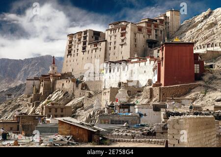 Leh Palace - Ladakh - Jammu-et-Cachemire - Inde Banque D'Images