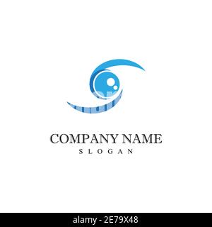 L'entreprise Identité de marque Spécialiste de la conception de logo Vector Illustration de Vecteur