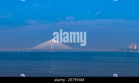 Bandra-Worli Sea Link, Mumbai, Maharashtra Banque D'Images